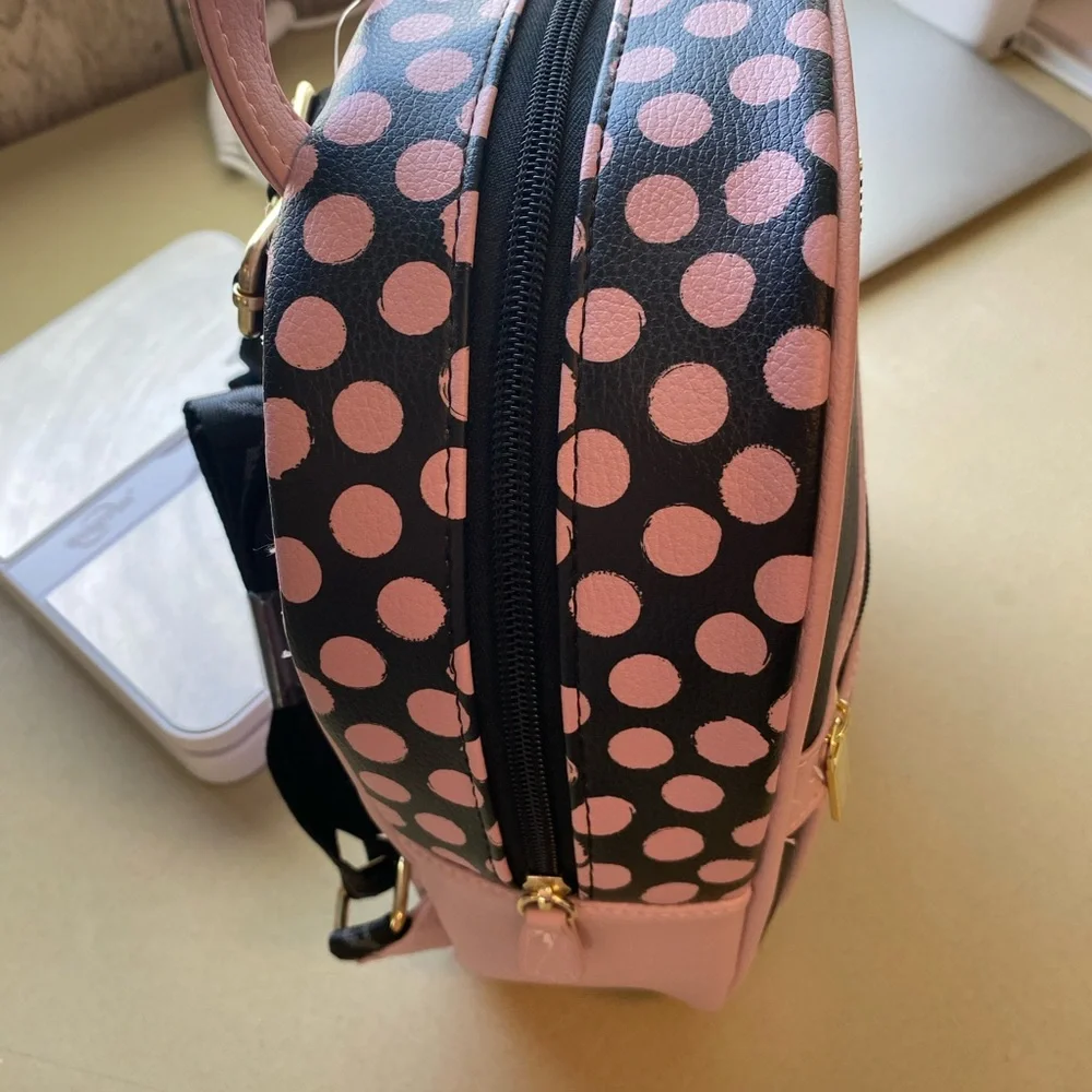 NWT Luv Betsy by betsey Johnson small backpack pink/ black